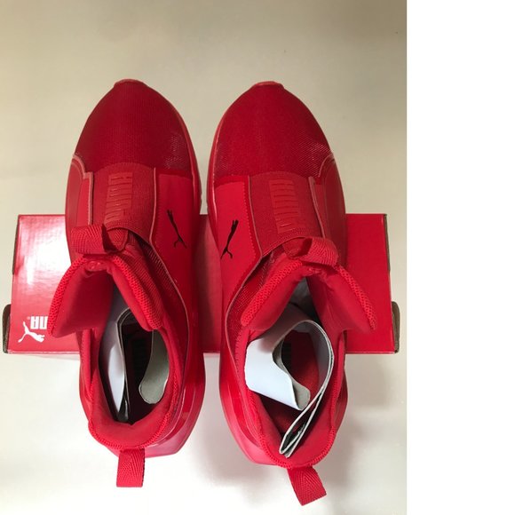 NEW PUMA women's red running walking shoes NIB - Picture 4 of 5